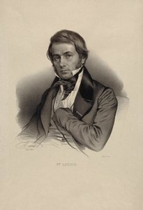 दार्शनिक विक्टर कजिन 1792-1867 का चित्र। द्वारा निकोलस यूस्टैच मौरिन