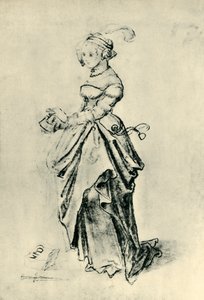 युवा महिला, 16 वीं शताब्दी की शुरुआत, 1943। द्वारा निकोलस मैनुअल जर्मन
