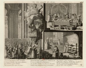 भिक्षुओं का बहुत विश्वसनीय जीवन, सी। 1789. द्वारा निकोलस वॉकचिम