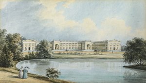 1839 में Tsarskoye Selo में अलेक्जेंडर पैलेस का दृश्य द्वारा निकानोर ग्रिगोरीविच चेर्नटेसोव