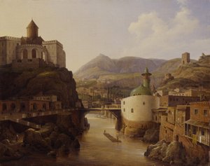 तिफ्लिस का दृश्य, 1839 द्वारा निकानोर ग्रिगोरीविच चेर्नटेसोव