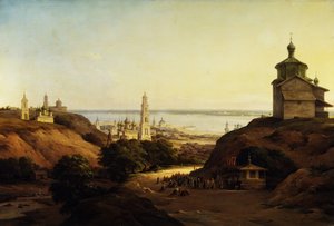 यूरीव-पोवोलज़्स्की का दृश्य, 1851 द्वारा निकानोर ग्रिगोरीविच चेर्नटेसोव