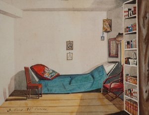 इरकुत्स्क प्रांत, 1837 में निर्वासन द्वारा निकिता मुरावियोव का कमरा द्वारा निकिता मिखाइलोविच मुरावियोव