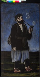 पोर्टर सोसो पार पिरोस्मानी (पिरोसमानशविली), निको (1862-1918)। ऑइलक्लोथ पर तेल, साइज़ : 77x42