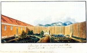 पीटर जेल, 1832 में आंगन द्वारा निकोलाई अलेक्जेंड्रोविच बेस्टुशेव