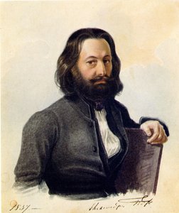 डेसम्ब्रिस्ट अलेक्जेंडर वी। पोद्झियो का पोर्ट्रेट 1798-1873, 1837