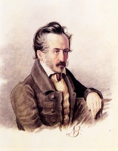 डेसम्ब्रिस्ट के पोर्ट्रेट की गिनती सर्गेई वोल्कॉन्स्की 1788-1865, 1840 के दशक में हुई द्वारा निकोलाई अलेक्जेंड्रोविच बेस्टुशेव