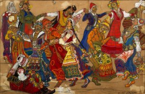 इब्सन, पीयर गिएंट - ज़िंग। वी। रोएरिच द्वारा निकोलाई कोन्स्टेंटिनोवाइट्स रोएरिच