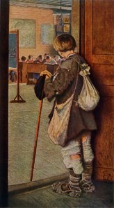 'बाय द स्कूल डोर्स', 1897, 1965। द्वारा Nikolaj Petrovic Bogdanov Bel