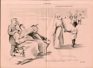 L'Indiscret, नंबर 1, B&W में व्यंग्य द्वारा नोएल डोरविल