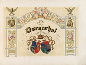 ऑस्करल शीर्षक पृष्ठ, 1852 द्वारा नॉर्वेजियन स्कूल