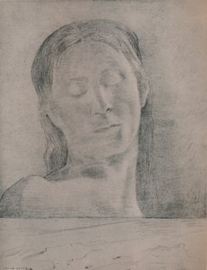 बंद आंखें, c.1890, 1946 द्वारा ओडिलोन रेडन