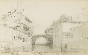 "द बास्क कंट्री" नामक एक एल्बम से ड्राइंग, 1862-63 द्वारा ओडिलोन रेडन