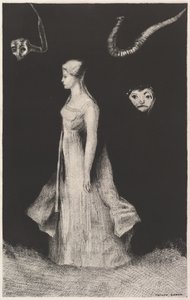 हंटिंग, 1893-94। द्वारा ओडिलोन रेडन