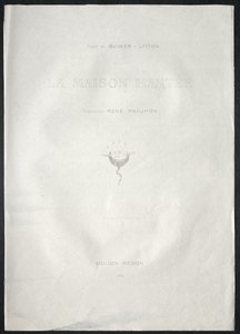 द हॉन्टेड हाउस, 1896। द्वारा ओडिलोन रेडन