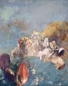 सेंट जॉर्ज और ड्रैगन, 1909-1910 द्वारा ओडिलोन रेडन