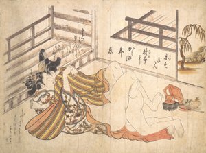 शयन कक्ष दृश्य, सीए। 1739., सीए। 1739. द्वारा ओकुमुरा मसानोबु