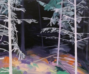 Forêt-noire 5, 2017 (कैनवास पर एक्रिलिक) द्वारा ओलिवियर मोरेल