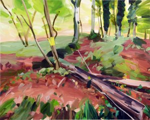 Forêt 25, 2017 (कैनवास पर एक्रिलिक) द्वारा ओलिवियर मोरेल