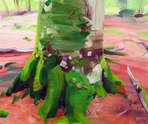 Forêt 27, 2017 (कैनवास पर एक्रिलिक) द्वारा ओलिवियर मोरेल