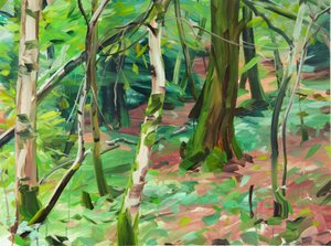 Forêt 6, 2015 (कैनवास पर एक्रिलिक)