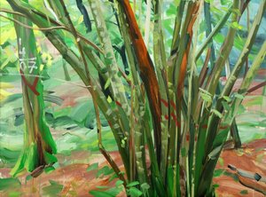 Forêt 8 le-9-janvier-2015, 2015 (कैनवास पर एक्रिलिक)