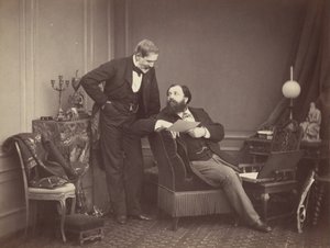 लुई रॉबर्ट और ओलम्पे अगुआडो, सीए। 1860. द्वारा ओलम्पे अगुआडो
