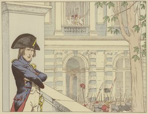 नेपोलियन ने राजा लुई सोलहवीं को दूसरी बार, 20 जून 1792 को देखा द्वारा Onfray de Breville नौकरी