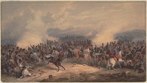 16 अगस्त, 1855, 1855 को चेर्नया नदी की लड़ाई में हुसर्स और चेसुरर्स