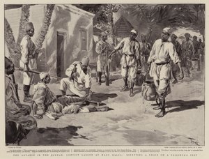 सौदान में अग्रिम, वादी हलाफा में श्रम पर विश्वास करते हुए, एक कैदी के पैर पर एक चेन कीलक द्वारा ओसवाल्डो टोफानी