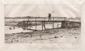 फुटब्रिज, वॉर्थ, 1879। द्वारा ओटो एच. बाचेर
