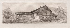 डेन्यूब पर पुराना मिल, 1879। द्वारा ओटो एच. बाचेर