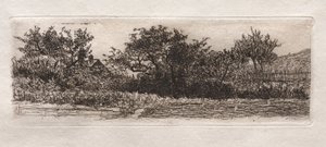 छत और पेड़, 1879। द्वारा ओटो एच. बाचेर