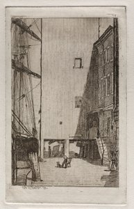 जहाज और लिफ्ट, 1878। द्वारा ओटो एच. बाचेर