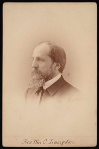 रेव विलियम चॉन्सी लैंगडन का पोर्ट्रेट 1831-1895, लगभग 1881। द्वारा पच ब्रदर्स