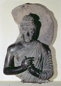 एक उपदेश बुद्ध, ग्रस्टो-बुद्ध शैली, 1-4th शताब्दी की हलचल