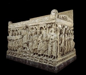 फ्लेवियस स्टिलिचो का सरकोफैगस, c.359-408 (संगमरमर) द्वारा पेलियो ईसाई