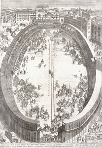 महान थिएटर की एक बड़ी तह प्लेट, 1680 द्वारा पाओलो अमतो