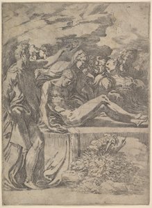 दफन, सीए। 1527-1530। द्वारा Parmigianino