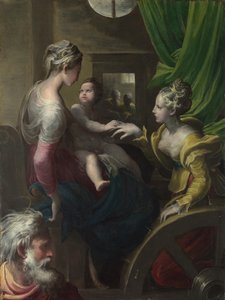 सेंट कैथरीन की रहस्यमय शादी, सी। 1527-1530 द्वारा Parmigianino
