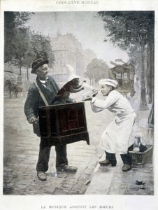 संगीत नैतिकता को नरम करता है, चोकर्न-मोरो द्वारा पेंटिंग, c. 1900