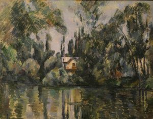 P.Cézanne, Marne के किनारे स्थित घर द्वारा पॉल सेज़ेन