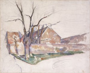 शीतकालीन लैंडस्केप, c.1885 द्वारा पॉल सेज़ेन