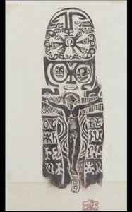 क्राइस्ट ऑन द क्रॉस, 1926, 1926। द्वारा पॉल गाउगिन