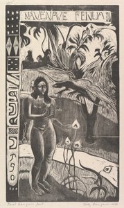 रमणीय भूमि, 1893-94। द्वारा पॉल गाउगिन