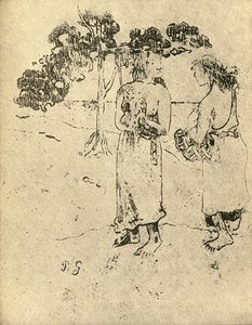 आरेखण, 1936 द्वारा पॉल गाउगिन