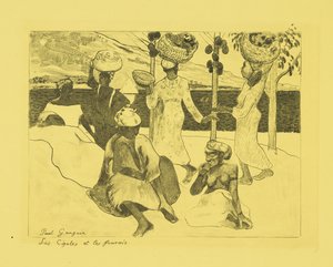 ग्रासहॉपर और चींटियाँ: ए स्मारिका ऑफ़ मार्टिनिक, 1889 द्वारा पॉल गाउगिन