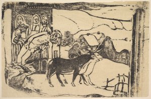 ले कैलवारी ब्रेटन, 1898-99। द्वारा पॉल गाउगिन