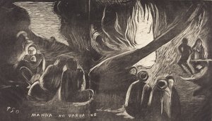 महना नो वरुआ इनो द डेविल स्पीक्स, 18941895। द्वारा पॉल गाउगिन