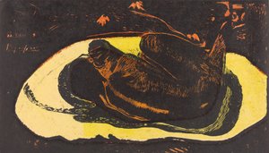 मनाओ तुपापाउ शी इज हॉन्टेड बाय ए स्पिरिट, 18941895। द्वारा पॉल गाउगिन